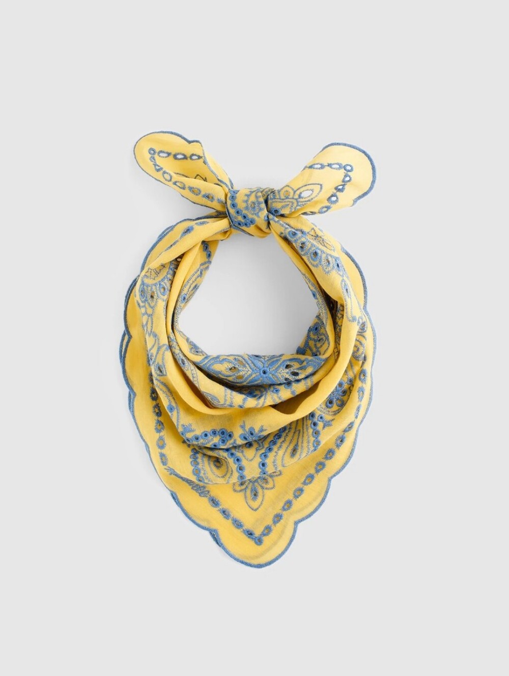 Madewell Organic Cotton Eyelet Bandana